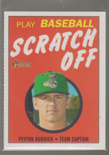 2020 Topps Heritage Minor League 1971 Scratch-Off #16: Peyton Burdick
