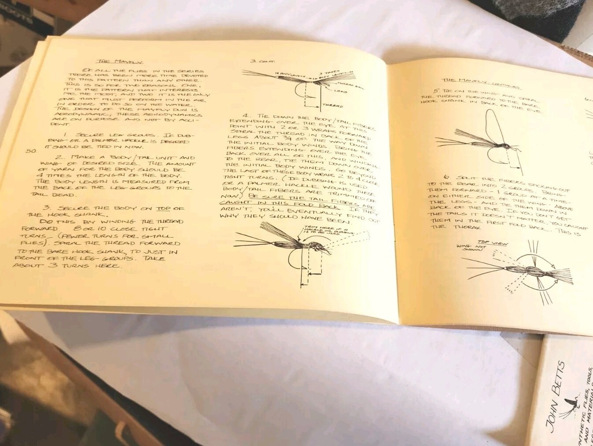 Livre Synthetic Flies De John Betts – 1ère édition 1980 – Pêche à La Mouche – Avec Addendum