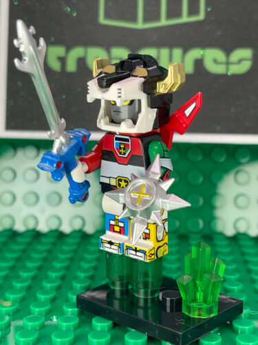 Custom PAD Printed LEGO CLASSIC VOLTRON '83 Brick Minifigure w/Extras & Case! - Picture 3 of 9