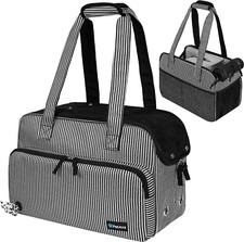 Small Dog Purse Carrier, Soft-Sided Pet Carrier Bag with Pockets, Portable Puppy