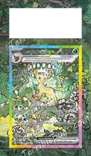 Pokemon Extended Art Inserts for CGC Slabs- Leafeon EX 144 Prismatic Evolutions