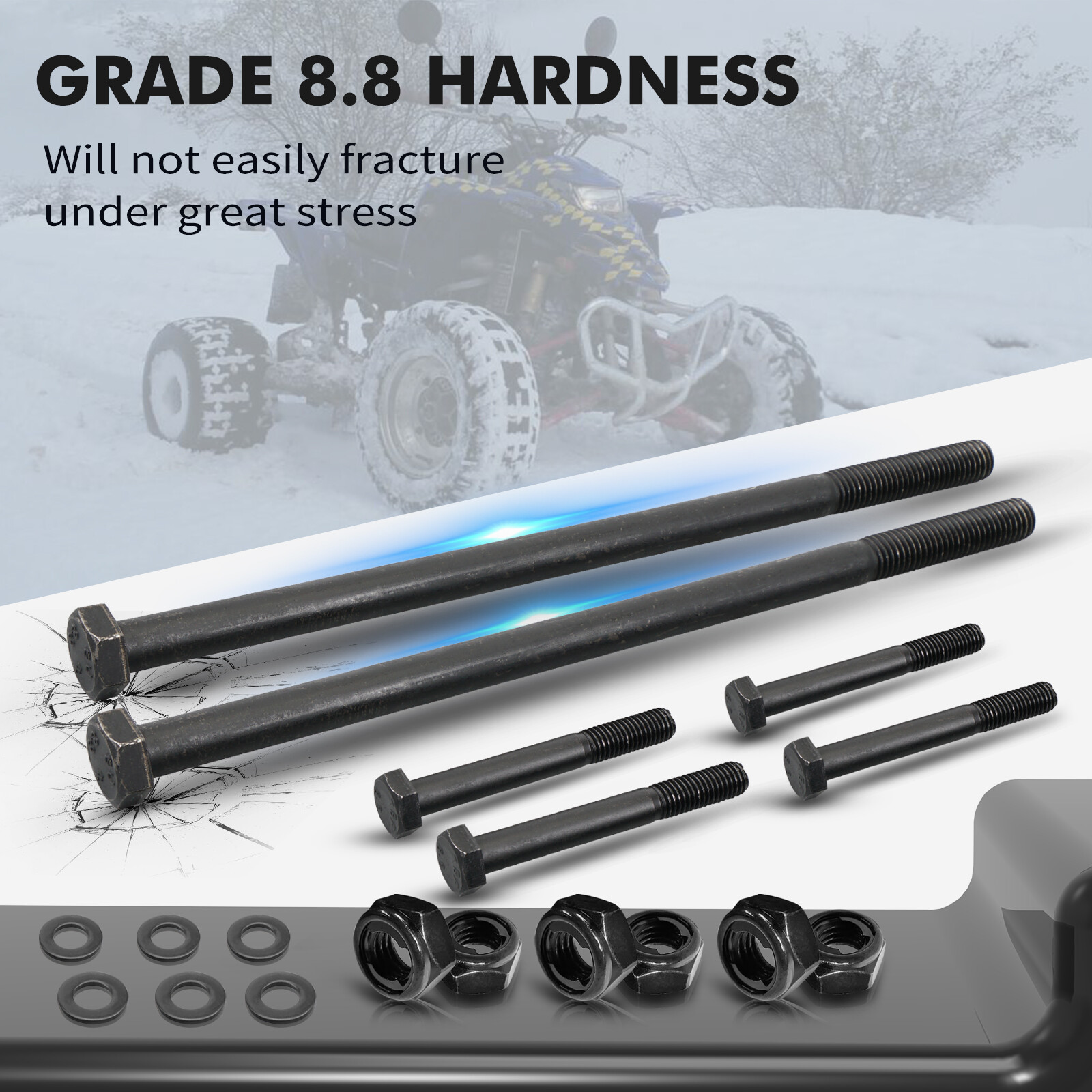 NICECNC | Ricambi ATV | Boccole Del Braccio | Bronzo Superiore E Inferiore - Foto 5