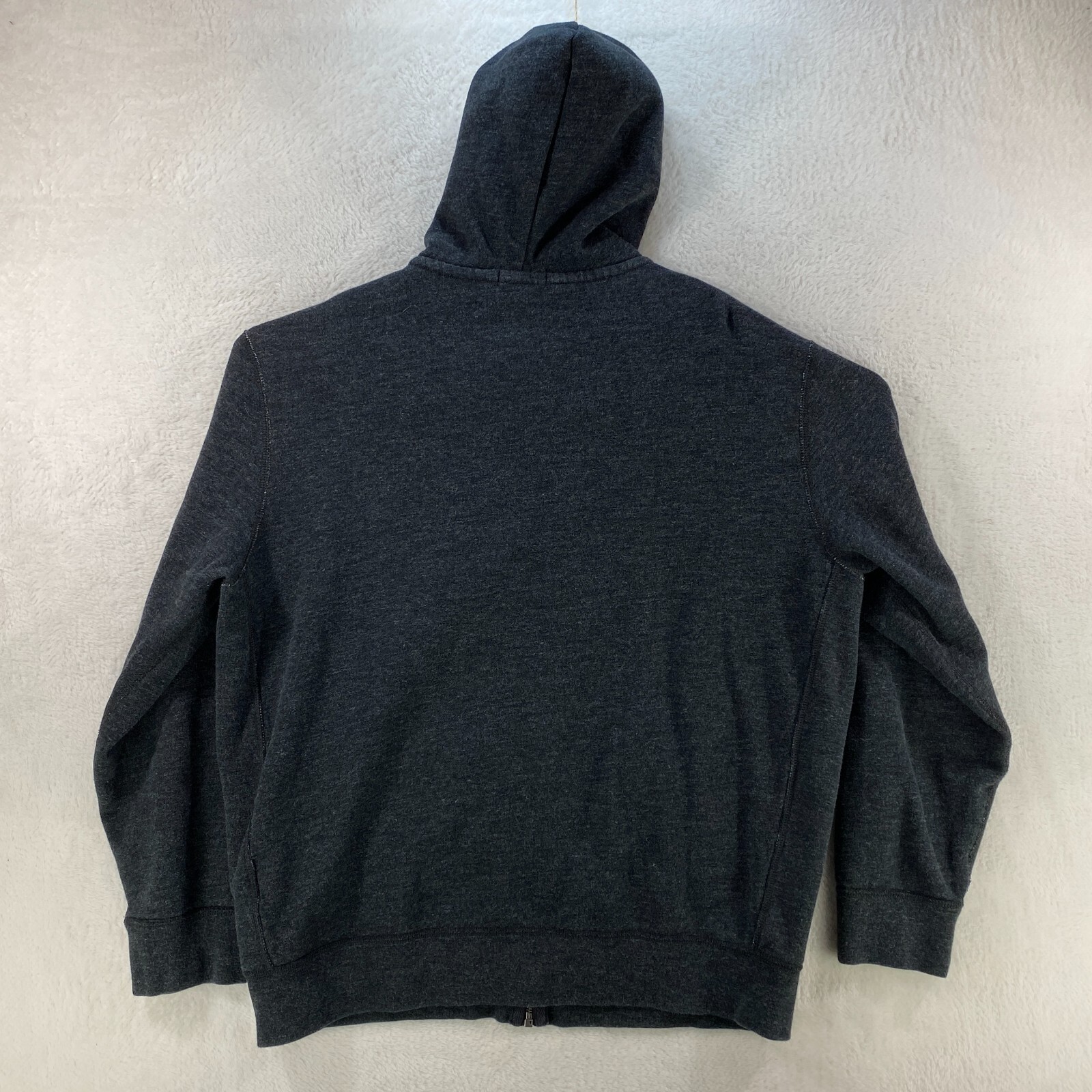 Polo Ralph Lauren felpa pesante grigia giacca pony logo felpa con cappuccio uomo taglia XXL