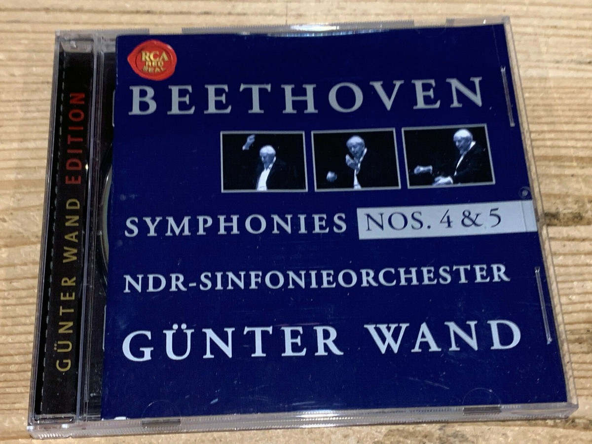 Beethoven Symphonies 4 & 5 GÜNTER WAND NDR RCA RED SEAL CD