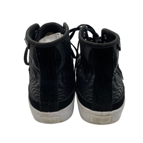 HUF worldwide mens skate high tops size 6 black skateboarding - Picture 2 of 9