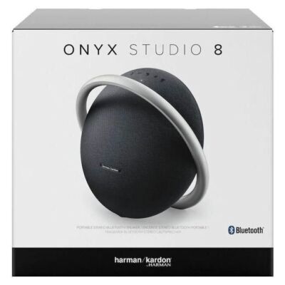 Harman Kardon Onyx Studio 8 Tragbarer Bluetooth Lautsprecher - Schwarz