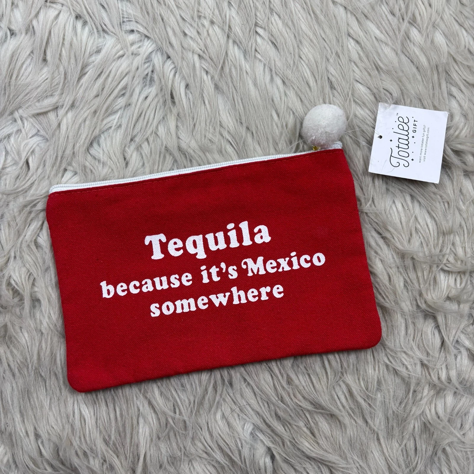 Totalee Canvas Graphic Pouch Bag - Thumbnail 2