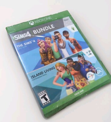 EA The Sims 4 Plus Island Living Bundle Microsoft Xbox One Sealed
