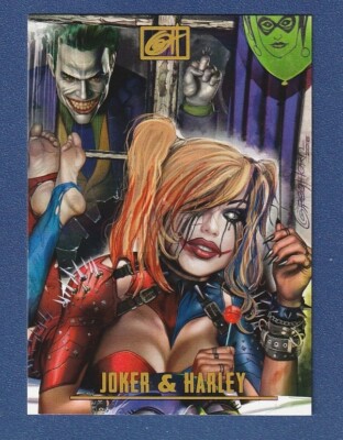 JOKER & HARLEY QUINN 2022 Greg Horn Art Card #71 Dark Knights Metal DC Comics!