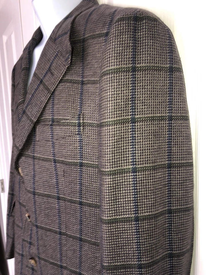 Blazer ETRO Milano Mezcla Lana Cachemira Forrado en Seda Hecho en Italia Talla 52R Excelente Foto 2 de 4