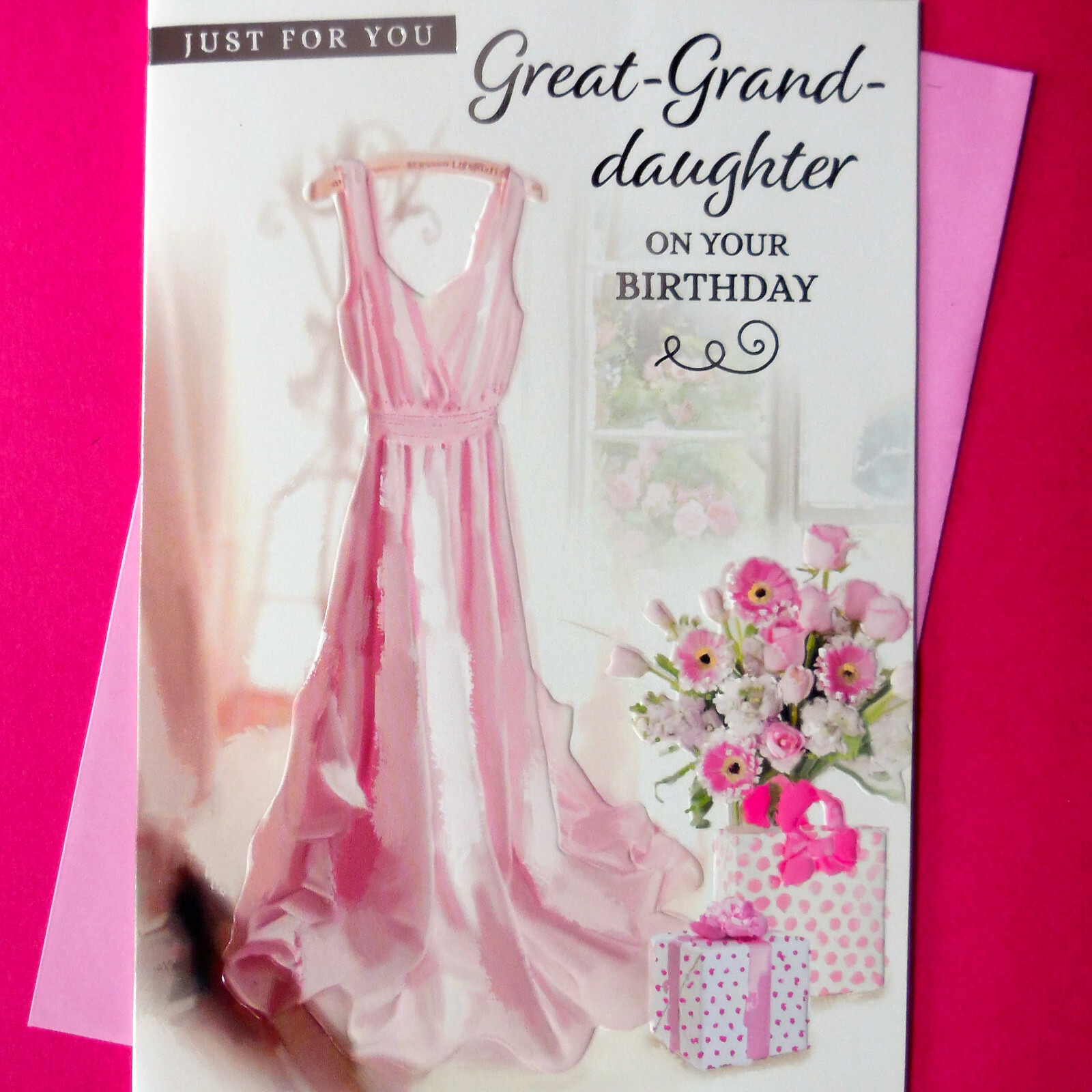 Great Granddaughter Birthday Card Teenager Teen Girl Special Nice Verse
