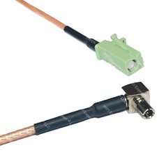 RG316 Avic Green Pioneer Jack to TS9 ANGLE MALE RF Cable Rapid-SHIP LOT