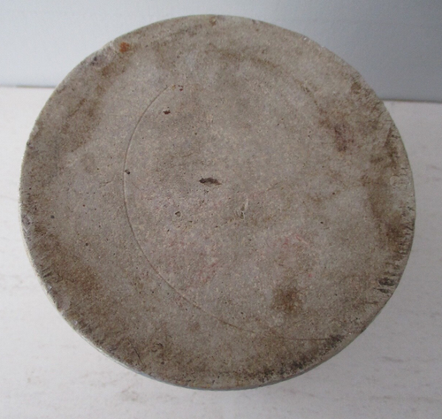 VINTAGE FRENCH CONFIT JAR/ POT. STONEWARE. SMALL SIZE, APPROX 11.5 CM HIGH. - Picture 6 of 13