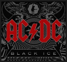 OFFICIAL LICENSED - AC/DC - BLACK ICE SEW ON PATCH ANGUS ROCK