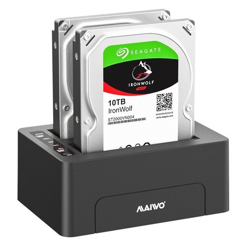 MAIWO K3082 2 Bays Docking Station for 2.5 inch/3.5 inch SATA HDD/SSD - Picture 4 of 12