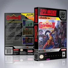 SNES Case - NO GAME - Super Castlevania IV
