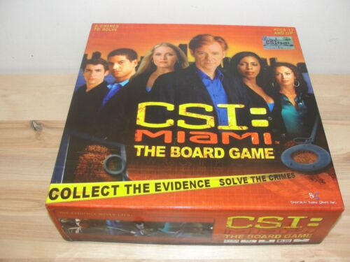 NEW CSI MIAMI BOARD GAME