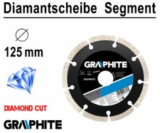 Diamanttrennscheibe Diamantscheibe Trennscheibe Ø 125 mm Trockenschnitt Segment