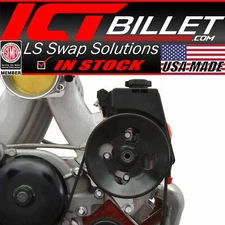 LS Power Steering Relocation Bracket Kit for LS3 Camaro Pump on 1998 2002 Ca...