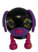 Zoomer Zuppies Puppy Interactive Toy Robot Dog Black/Pink Works SPINMASTER