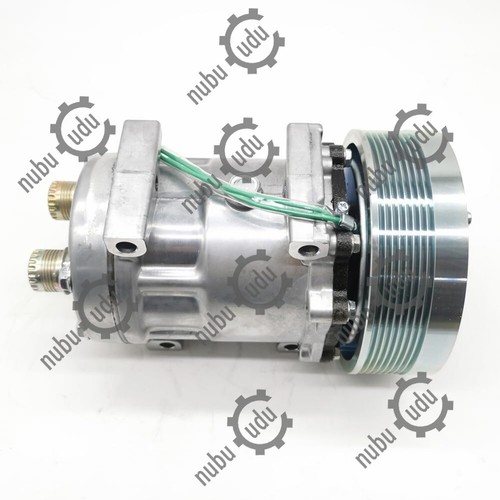 SD7H15-SHD A/C Compressor 84279787 for CASE Combine 7140 Harvester A8800 A8000 - Picture 2 of 5