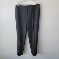 lafayette 148 new york womens pants size 14 wool blend straight leg
