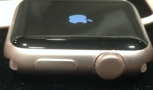 Apple Watch Series 1 38mm Rose Gold Aluminum Pink Sand Sport Smartwatch EUC - Picture 10 of 12
