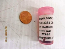 New, Amphenol - 21-033384-051 - QUADRAX CONTACT MIL-DTL-38999, S III