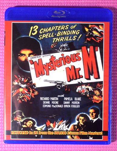 The Mysterious Mr. M (Blu-ray, 1946) Complete Serial in HD - NEW - SHIPS FREE! - 第 1/2 張圖片