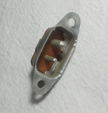 Qty(2) NOS A.C. Interlock Receptacle For Polarized Line Cord Radio TV NTT Corp.