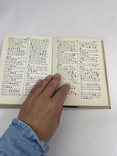 Concise English-Chinese Dictionary 1946 Stanford Press , shau wing chan - Picture 19 of 24