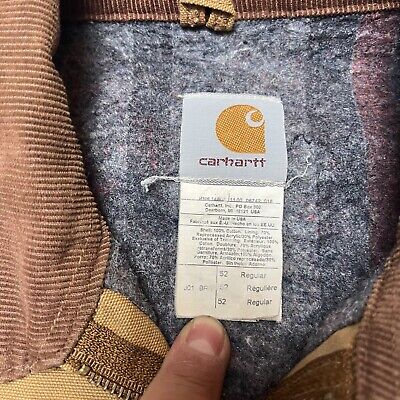Vintage Carhartt J01 USA Made Detroit Jacket Blanket Lined Vintage Carhartt J01 USA Made Detroit Jacket Blanket Lined