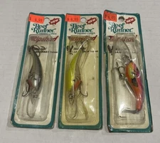 LOT OF 3 REEF RUNNER RIPSHAD BASS FISHING LURE'S DEEP DIVER New
