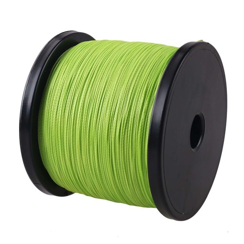 16 hebras 100M-2000M verde fluorescente hueco pe línea de pesca trenzada 20 lb-500 lb - Imagen 4 de 9