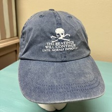 StrapBack Denim Blue Cap St. Thomas, VI. Fahrenheit Brand