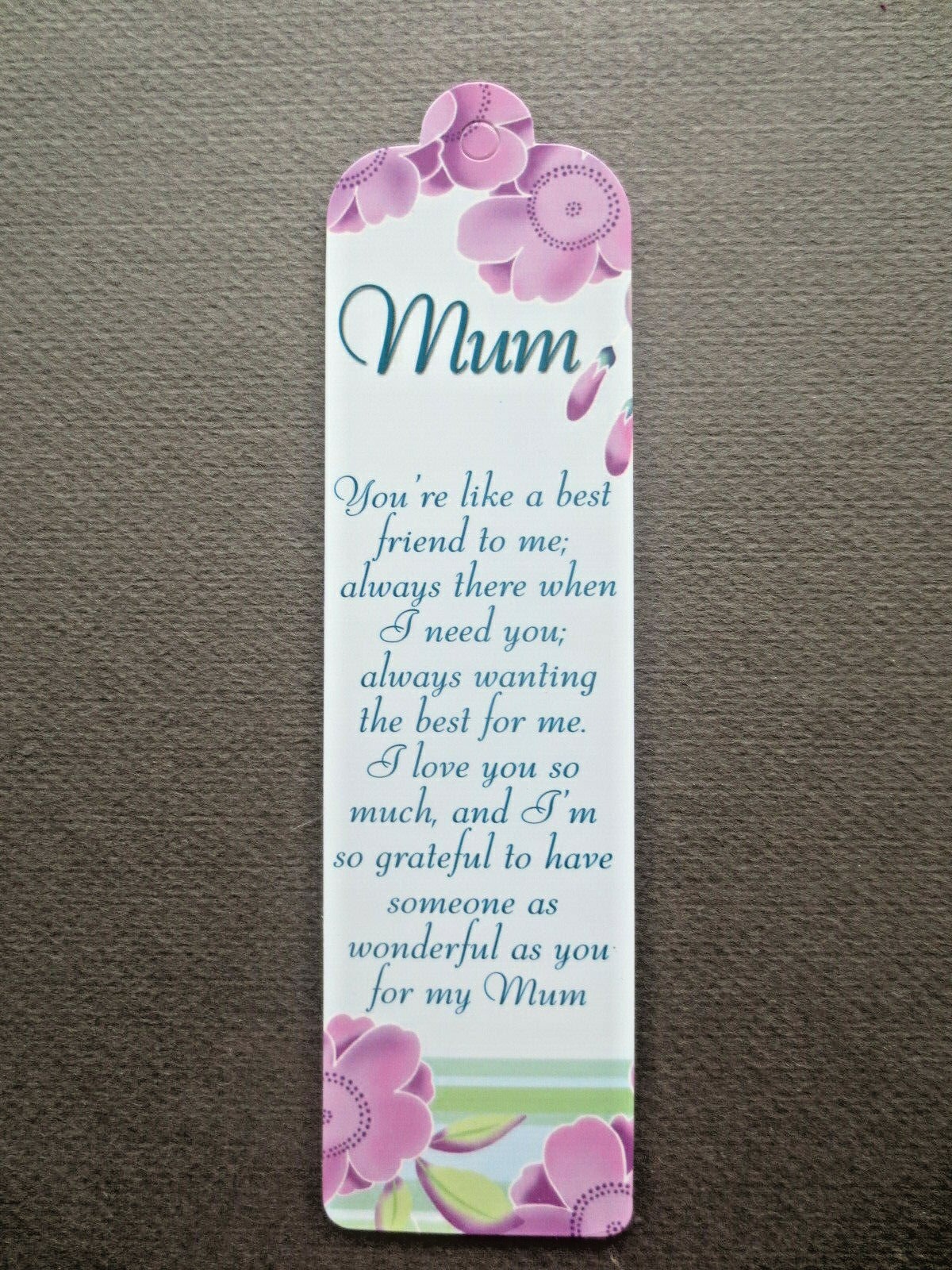 BOOKMARK MUM You Are Like A Best Friend To Me Gift Present Mother's Day