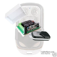 4CH 4 CH RF mode Wireless Remote Control new metal case