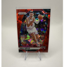 Panini 2024-25 Prizm Nikola Vucevic #216 Red Cracked Ice Chicago Bulls Card