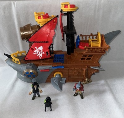 Fisher-Price Imaginext Hai Biss Piratenschiff Spielzeug (bitte lesen)