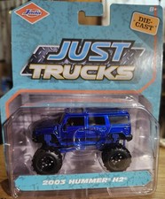 2003 Hummer H2 in Metallic Blue : Jada Just Trucks 2025 : 1:64 Scale Diecast