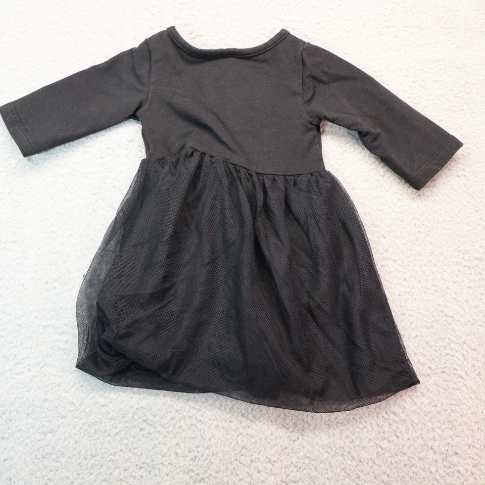 New Orleans Saints Dress Baby Girl 18M Black w Gold NFL football - Image 4 of 4