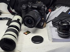 Panasonic Lumix DMC-GH3 Digital Camera 16Mp with 17.5-40mm 50mm 420-800mm Lenses