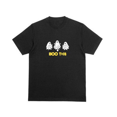 BOO THIS T-Shirt Geist Mittelfinger Oberteil lustig Neuheit Halloween Tee 244