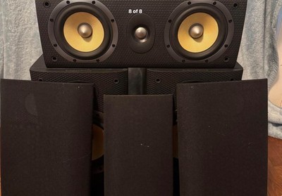 B&W Bowers & Wilkins DM602.5 S3 スピーカーペア B&W Bowers & Wilkins DM602 S3 Black Ash 2-way Speakers - with LCR