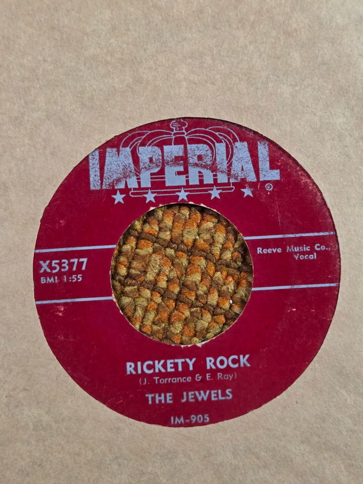 45 RPM Jewels IMPERIAL 5377 How / Rickety Rock VG | eBay