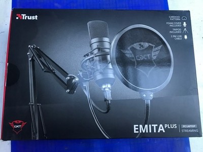 Trust Emita Plus Streaming USB Mikrofon 22400 GXT 252 / Ideal für Einsteiger