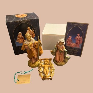 Fontanini The Holy Family 5" Figure Set 71503 Mary Joseph & Baby Jesus NOS