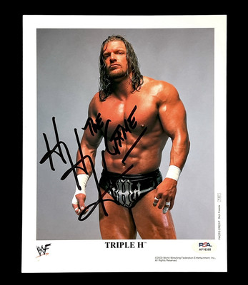 WWE tripleH 直筆サイン 引退 【公式通販】