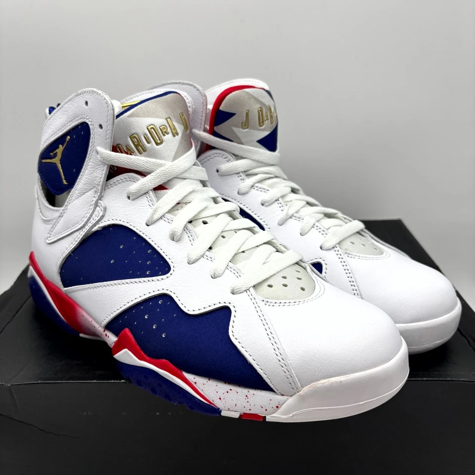 Jordan 7 Retro Tinker Alternate Zapatos Atléticos de Cuero Blanco 8.5 Para Hombres 304775-123 Foto 2 de 4