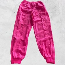 Vintage Nike Pants Women Medium Hot Pink 80s 90s Jogger True Vintage Windbreaker